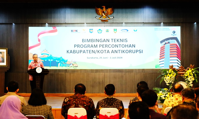 Kota Solo Jadi Percontohan Antikorupsi 2024 oleh KPK