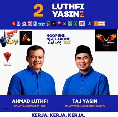 Ahmad Luthfi-Yasin Unggul dari Andika- Hendi Dalam Quick Count