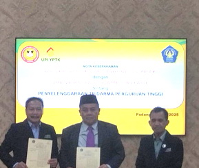 UNISRI Jalin Kerja Sama Strategis dengan Universitas Putra Indonesia YPTK Padang Guna Meningkatkan Mutu Pendidikan