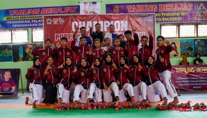 Kabupaten Pati berhasil meraih juara umum Cabor Tarung Derajat pada gelaran Ponprov Jawa Tengah 2023.