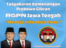RGPN Jawa Tengah Mengadakan Syukuran Kemenangan Prabowo- Gibran