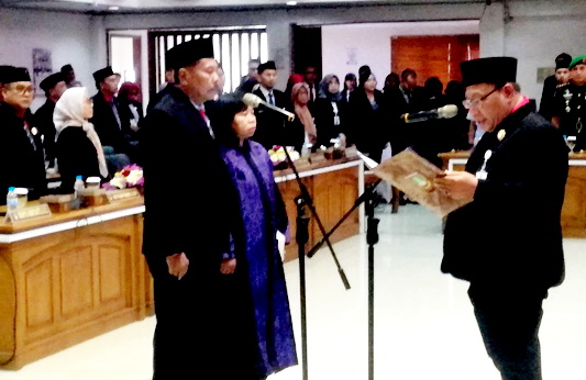 Slamet Widodo  Kembali Dilantik Jadi  DPRD Kota Surakarta