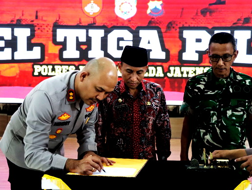 Sinergi  Polri, TNI, dan Pemda Satukan Tekad Jaga Kondusifitas Daerah