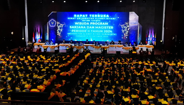 DeTjolomadoe Tempat Wisuda Unisri sejumlah 777 lulusan Periode II Tahun 2024